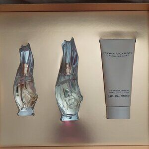 DONNA KARAN Cashmere Mist 3 Pc's Set Eau de Parfum 1.0 oz 0.5 oz Lotion 3.4 oz